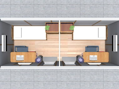 Project 1- renderings: Split bedrooms